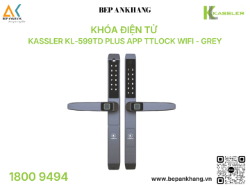 Khóa điện tử Kassler KL-599TD Plus App TTlock Wifi - Grey